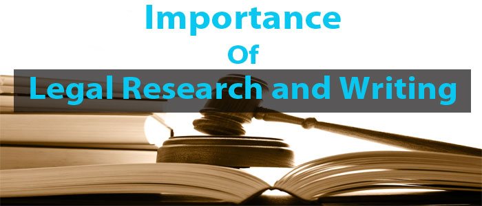 legal research and types of legal writing
